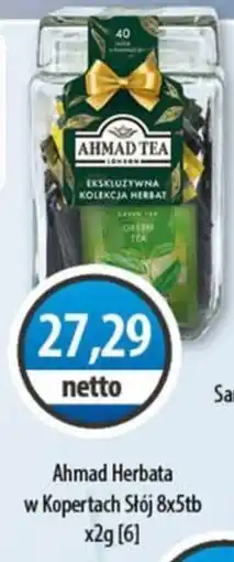 DUO-TES Ahmad Herbata w Kopertach Słój oferta