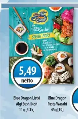 DUO-TES Blue Dragon Listki Algi Sushi Nori oferta