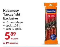 Makro Kabanosy Kabanosy Tarczyński Exclusive różne rodzaje oferta