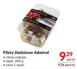 Makro Filety śledziowe Filety śledziowe Admirał różne rodzaje oferta
