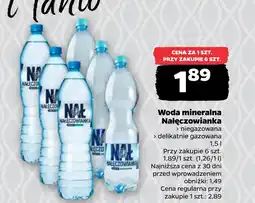 Netto Woda niegazowana Nałęczowianka oferta