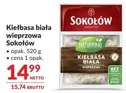 Makro Kiełbasa Kiełbasa biała wieprzowa Sokołów oferta