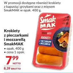 Makro Krokiety z pieczarkami i mozzarellą SmakMAK oferta