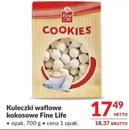 Makro Kuleczki waflowe kokosowe Fine Life oferta
