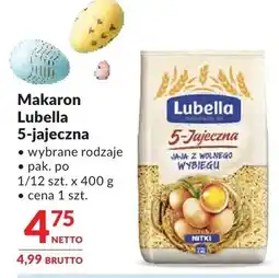 Makro Makaron Lubella 5-jajeczna wybrane rodzaje oferta