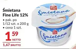Makro Śmietana Fine Life 12% oferta