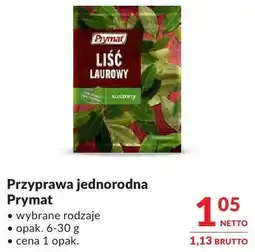 Makro Przyprawa jednorodna Prymat wybrane rodzaje oferta