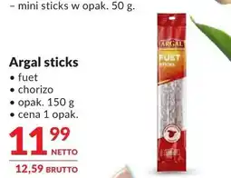 Makro Argal sticks Argal sticks fuet, chorizo oferta