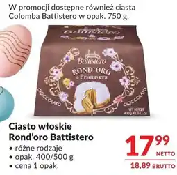 Makro Ciasto włoskie Rond'oro Battistero oferta