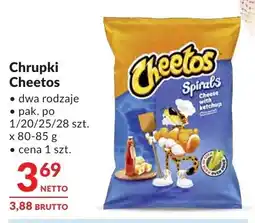 Makro Chrupki Cheetos dwa rodzaje oferta