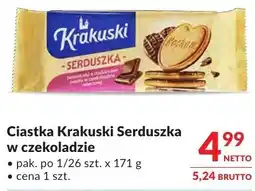 Makro Ciastka Krakuski Serduszka w czekoladzie oferta