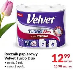 Makro Ręcznik papierowy Velvet Turbo Duo oferta