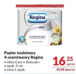 Makro Papier toaletowy 4-warstwowy Regina Ultra Care Delicate+ oferta