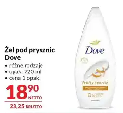 Makro Żel pod prysznic Dove różne rodzaje oferta