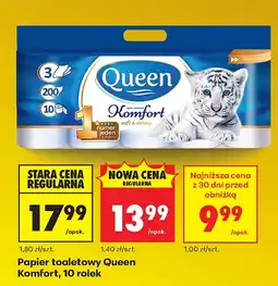 Biedronka Papier toaletowy Queen oferta