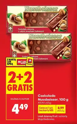 Biedronka Czekolada Nussbeisser oferta