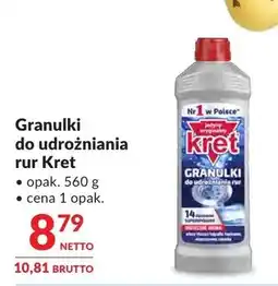 Makro Granulki do udrażniania rur Kret oferta
