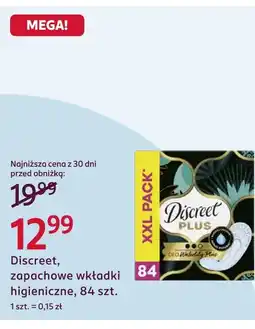 Rossmann Wkładki higieniczne Discreet oferta