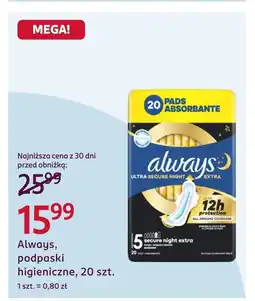 Rossmann Podpaski Always oferta