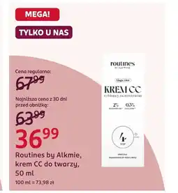 Rossmann Krem do twarzy Routines by Alkmie oferta
