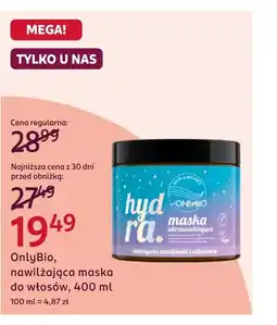 Rossmann Maska do włosów OnlyBio oferta