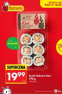 Biedronka Sushi California Kari oferta
