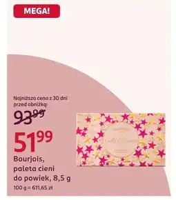 Rossmann Paleta cieni do powiek Bourjois oferta