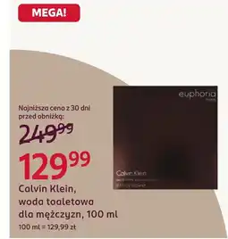 Rossmann Woda toaletowa dla mężczyzn Calvin Klein oferta