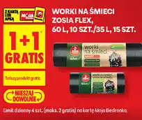 Biedronka WORKI NA ŚMIECI ZOSIA FLEX oferta