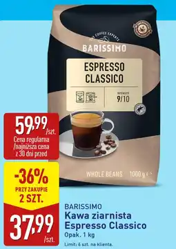 ALDI Barissimo Kawa ziarnista Espresso Classico oferta
