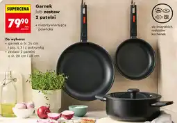 Biedronka Garnek lub zestaw 2 patelni oferta