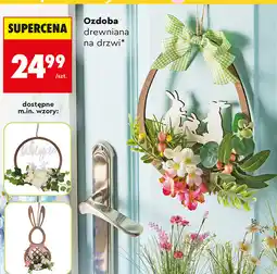 Biedronka Ozdoba drewniana na drzwi oferta