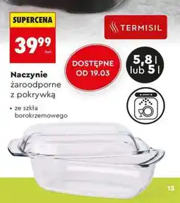 Biedronka Naczynie żaroodporne z pokrywką oferta