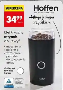 Biedronka Elektryczny młynek do kawy oferta