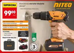 Biedronka Akumulatorowa wiertarko-wkrętarka udarowa oferta