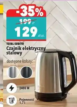 Biedronka Czajnik elektryczny stalowy oferta