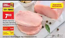 Biedronka Schab wieprzowy bez kości pakowany próżniowo Kraina Mięs oferta