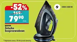 Biedronka Hoffen Żelazko bezprzewodowe oferta