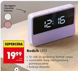 Biedronka Budzik LED oferta