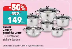 Biedronka Zestaw garnków Lauro oferta