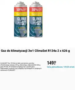Biedronka Gaz do klimatyzacji 3w1 ClimaSet R134a oferta