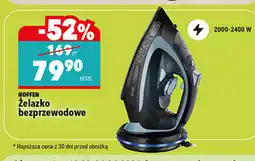 Biedronka Hoffen Żelazko bezprzewodowe oferta