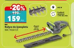 Biedronka Nożyce do żywopłotu NAC HE60-CH oferta