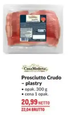 Makro Prosciutto Crudo - plastry oferta