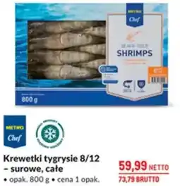 Makro Krewetki tygrysie 8/12 - surowe, całe oferta