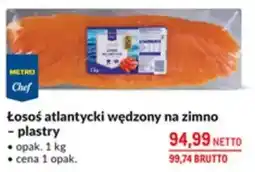 Makro Łosoś atlantycki wędzony na zimno - plastry oferta