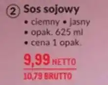 Makro Sos sojowy ciemny i jasny oferta