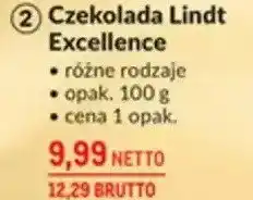 Makro Czekolada Lindt Excellence - różne rodzaje oferta