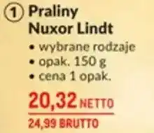 Makro Praliny Nuxor Lindt - wybrane rodzaje oferta