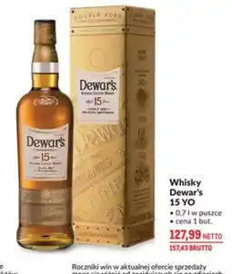 Makro Whisky Dewar's 15 YO oferta